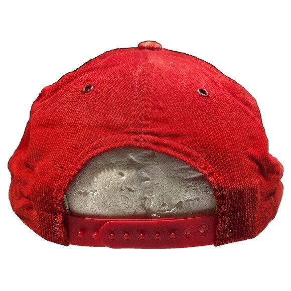 VTG Motorcraft Racing Snapback Corduroy Trucker Hat Rope Embroidered Laurel Ford - Picture 6 of 9